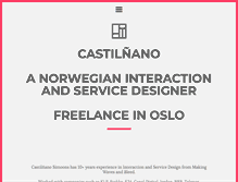 Tablet Screenshot of castilnano.com